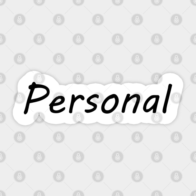 PERSONAL Sticker by mabelas